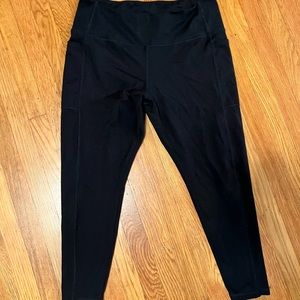 Danskin-  Black Leggings -GUC - XL